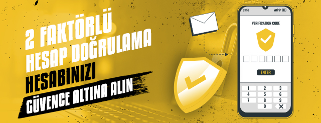 2 Adımlı Doğrulama Kolaybet'te Hesabın Güvende